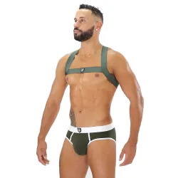 TOF Paris Harnais élastique Fetish X Khaki